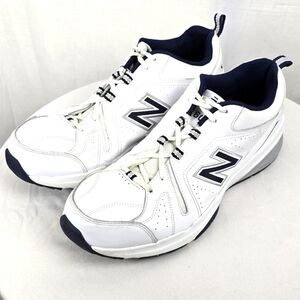 New Balance 608 Men's White Athletic Walking Shoes Sz 14